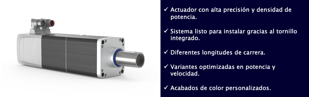 Actuador lineal electromecánico